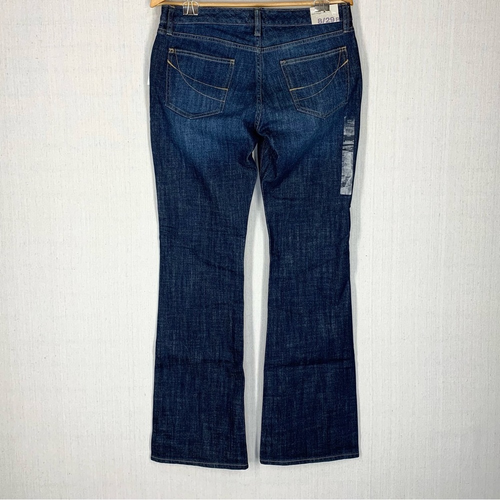 GAP~NWT~Women’s Curvy Flare‎ Dark Vintage Mid Rise Jeans~Sz 8/29R - Picture 6 of 14